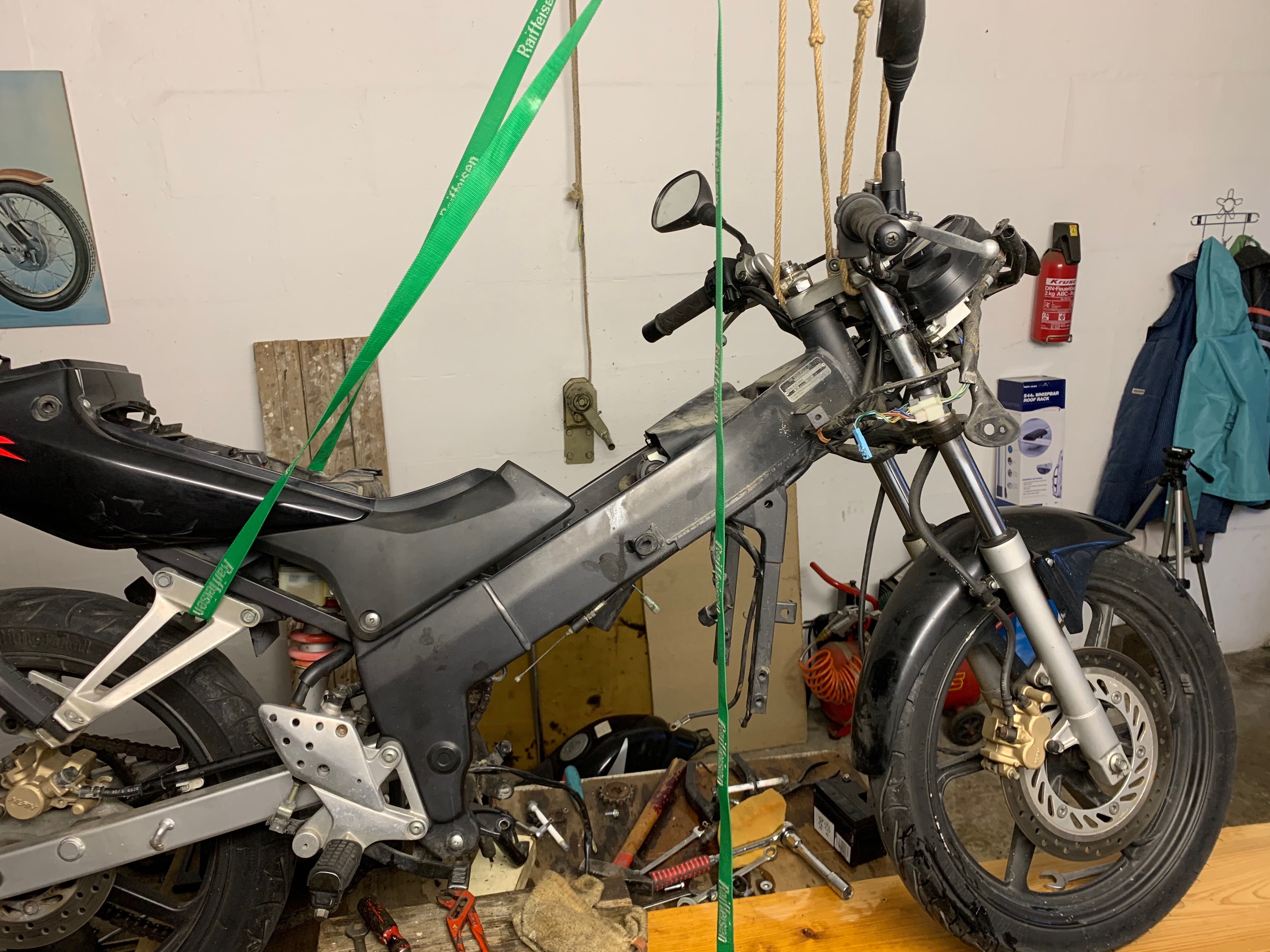 EV Motorcycle Conversion — Honda 125cc Platform project image
